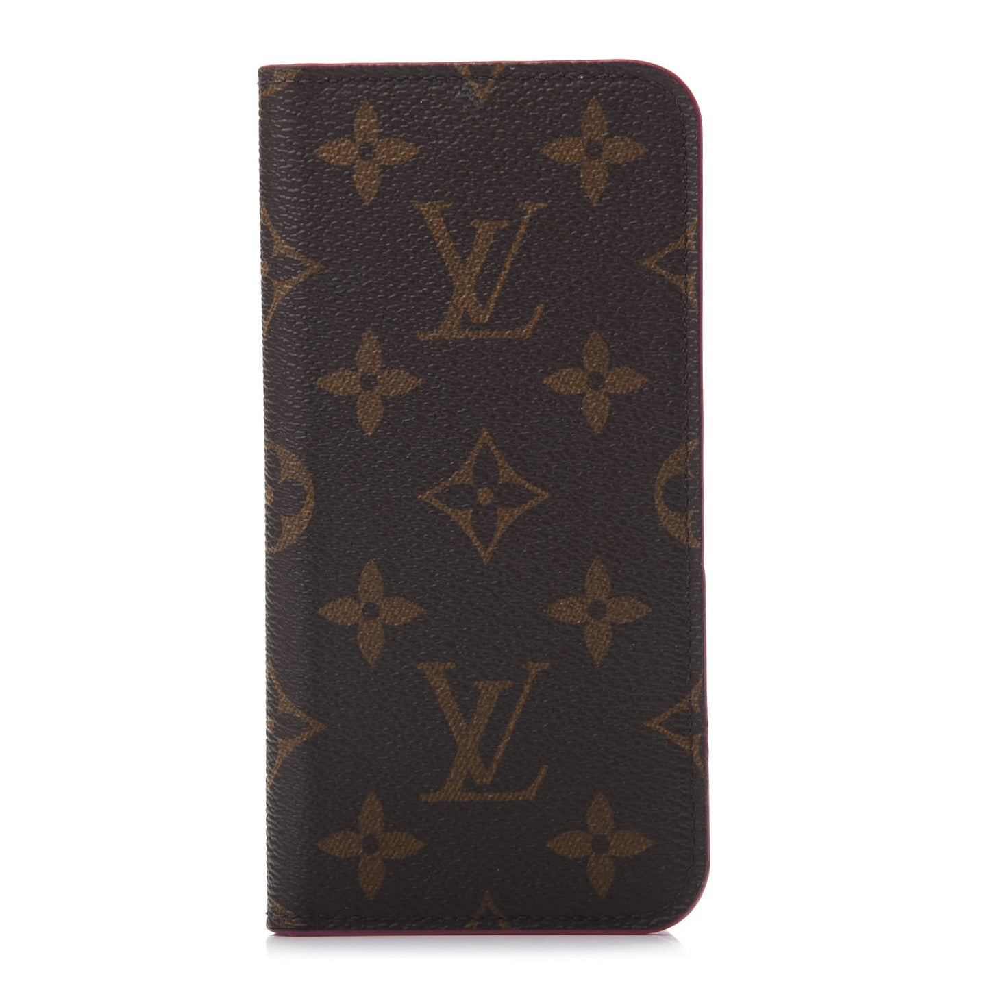 Monogram iPhone X Folio Case Rose Pop