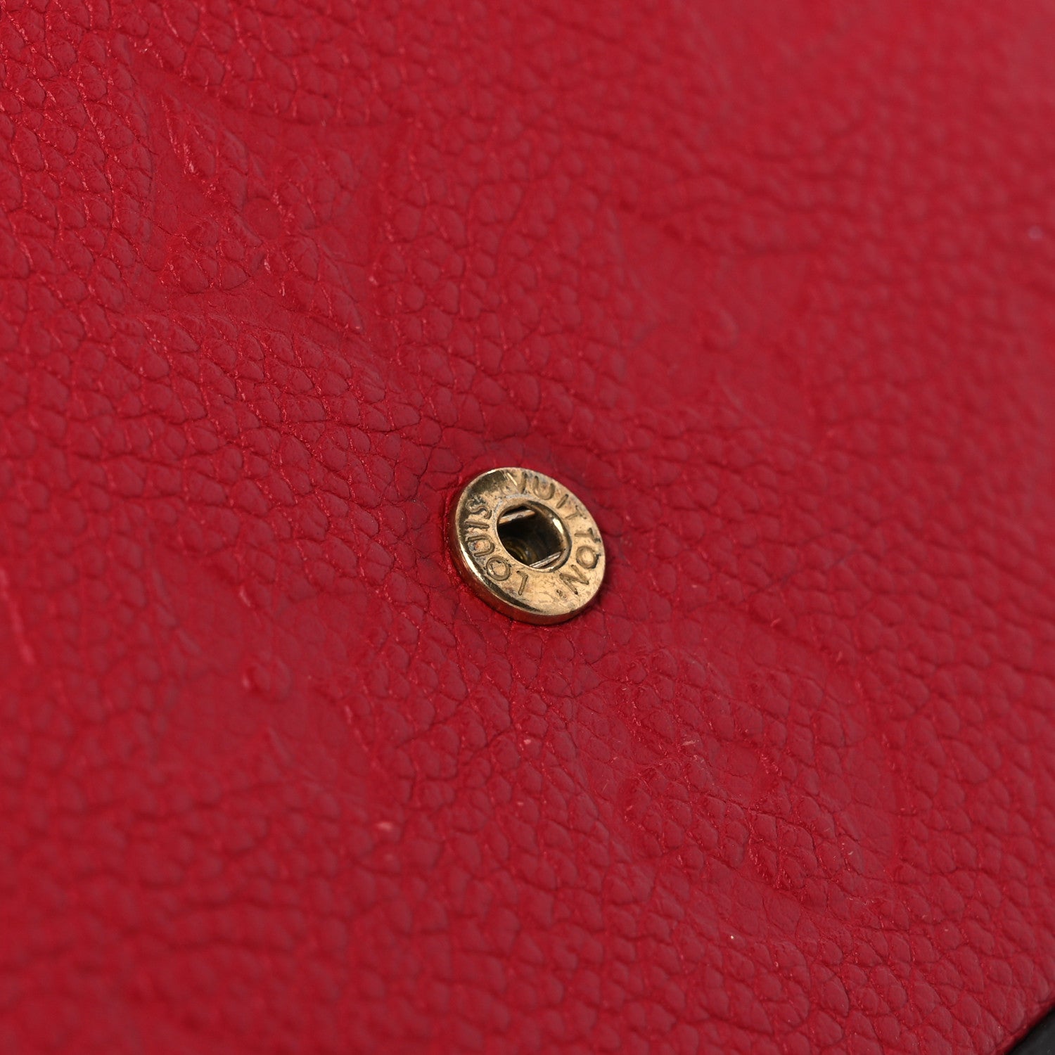 Louis Vuitton Empreinte Pochette Felicie Chain Wallet Scarlet 14 of 14