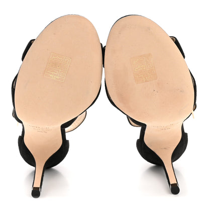 Jimmy Choo Suede Lottie Sandals 35.5 Black 6 of 10