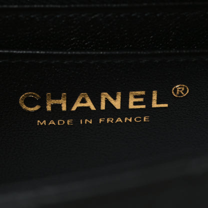 Chanel Lambskin Quilted Mini Rectangular Flap Black 6 of 11
