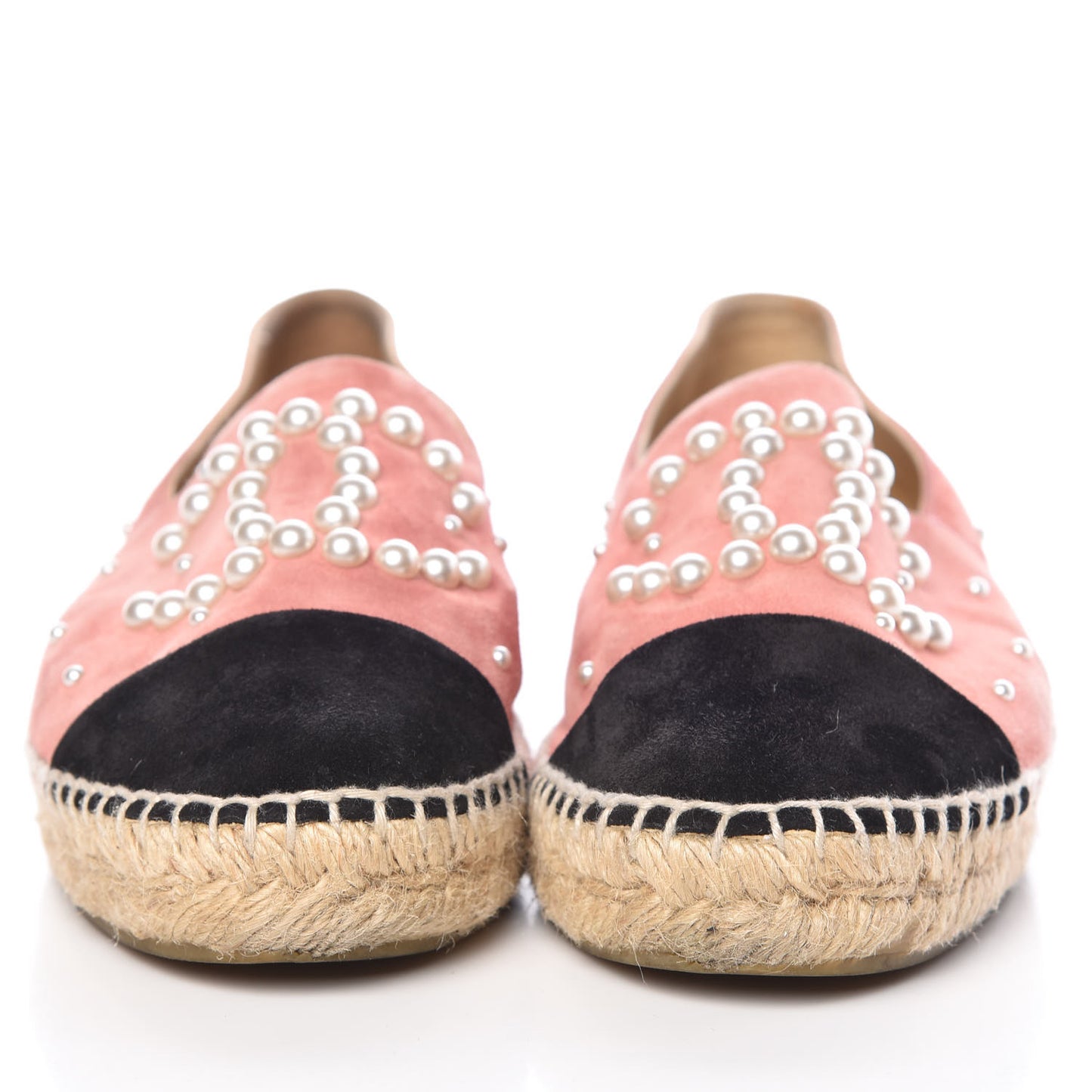 Suede Pearl CC Espadrilles 37 Pink
