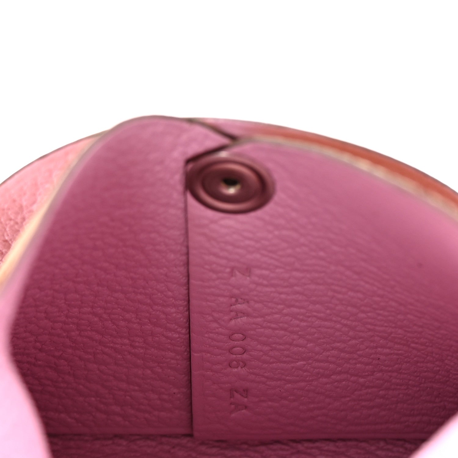 Hermes Chevre Mysore Bastia Verso Coin Purse Caramel Mauve Sylvestre 7 of 7