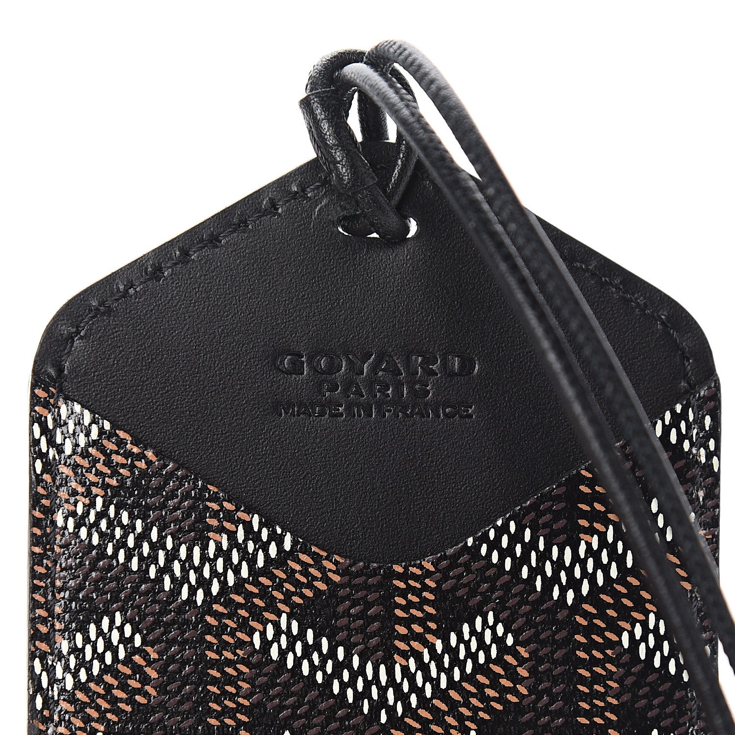 Goyard Goyardine Luggage Tag Black 3 of 3