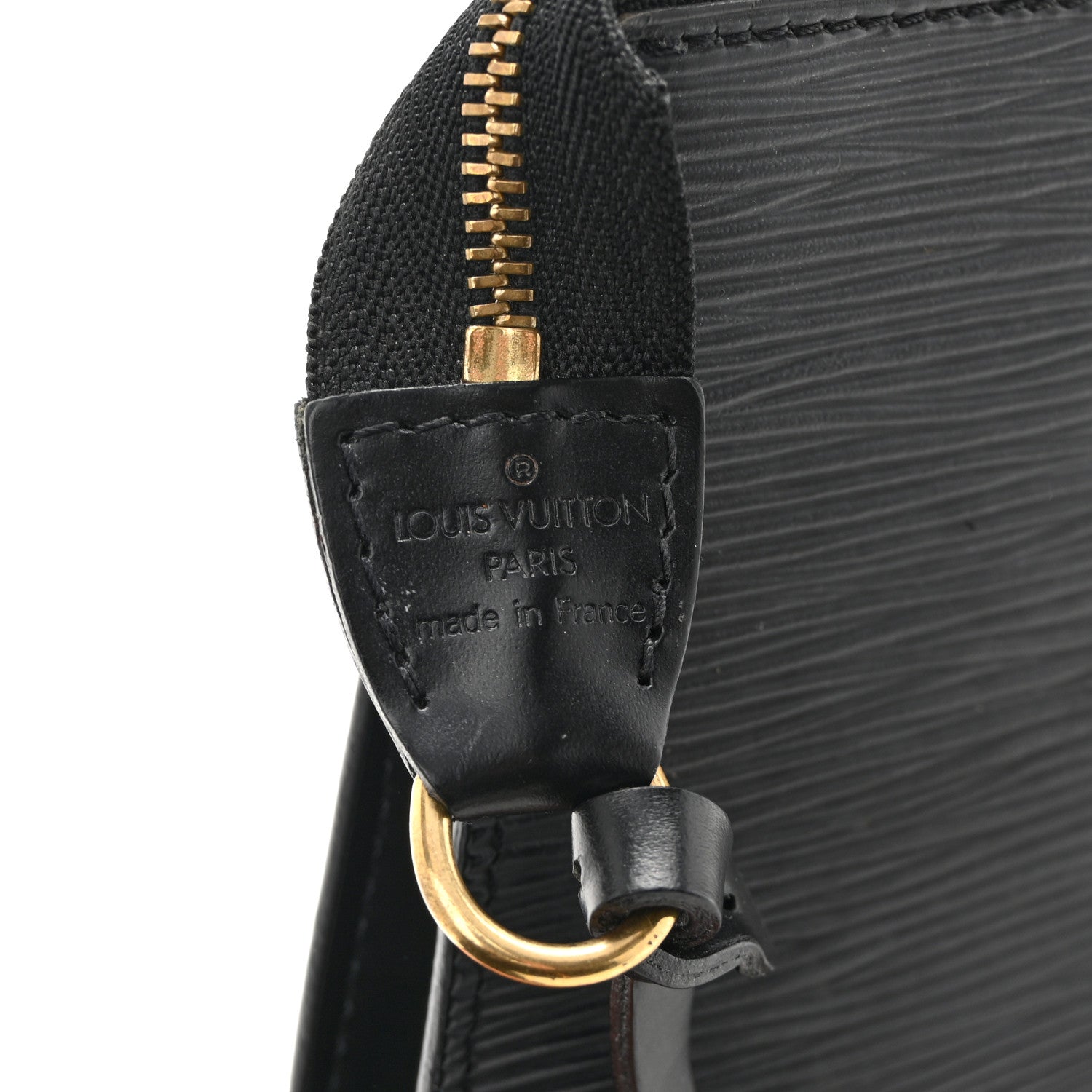Louis Vuitton Epi Pochette Accessories 24 Black 6 of 13