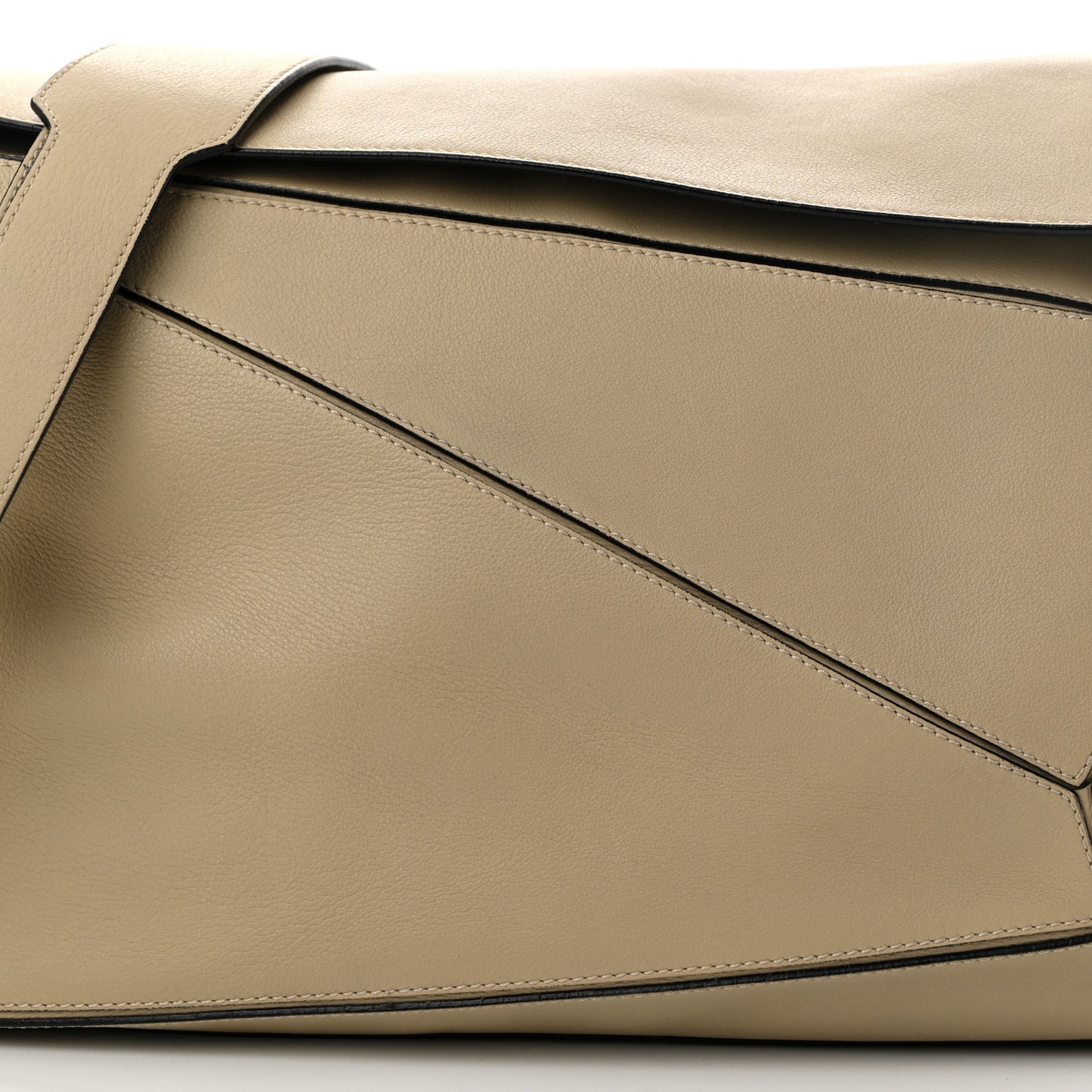 Calfskin Large Puzzle Bag Piedra