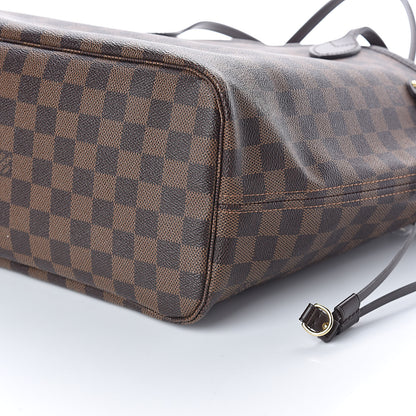 Louis Vuitton Damier Ebene Neo Neverfull MM Rose Ballerine 10 of 10