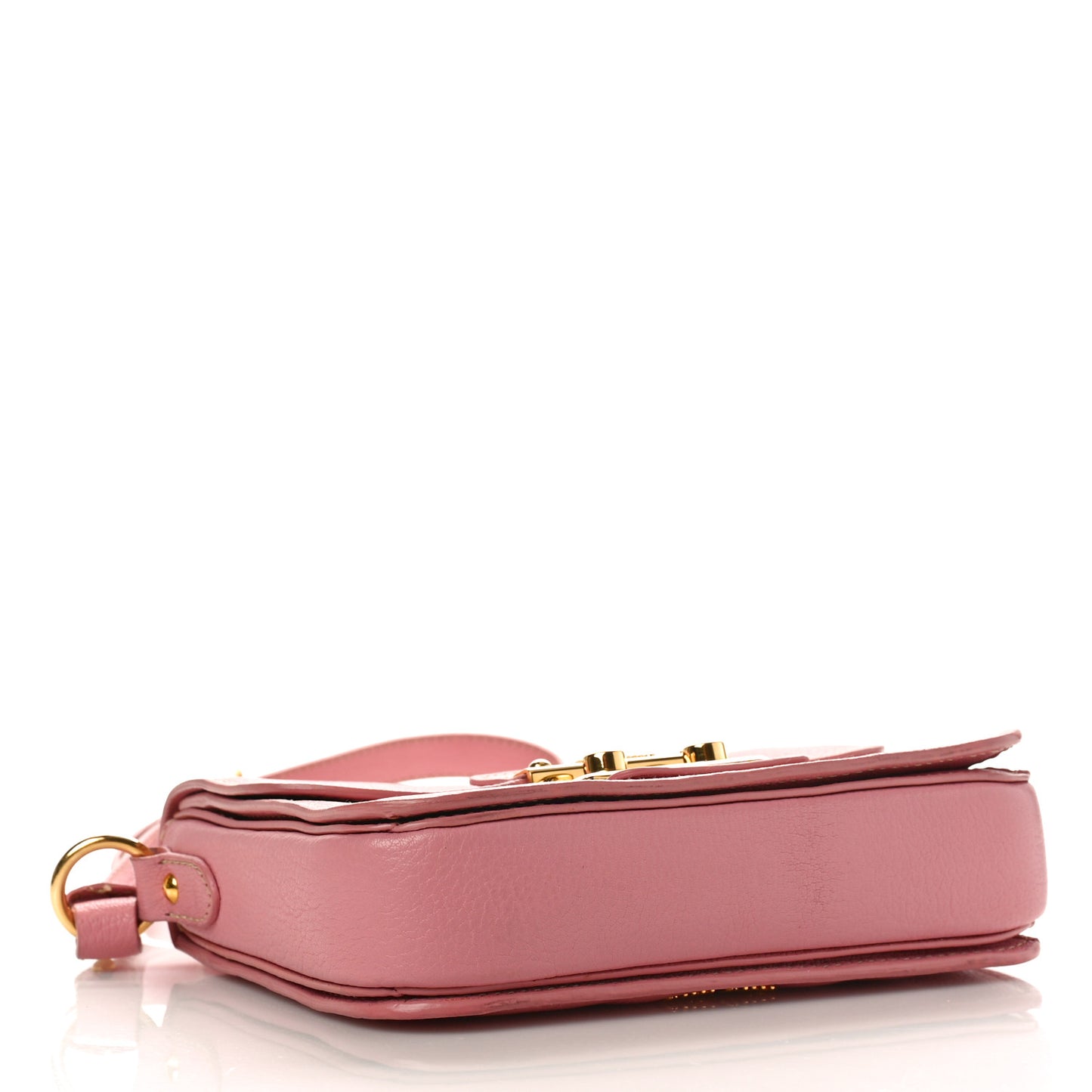 Goatskin Madras Shoulder Bag Rosa
