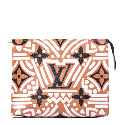 Louis Vuitton Monogram Giant Crafty Pochette Toiletry 26 Creme Caramel 1 of 8