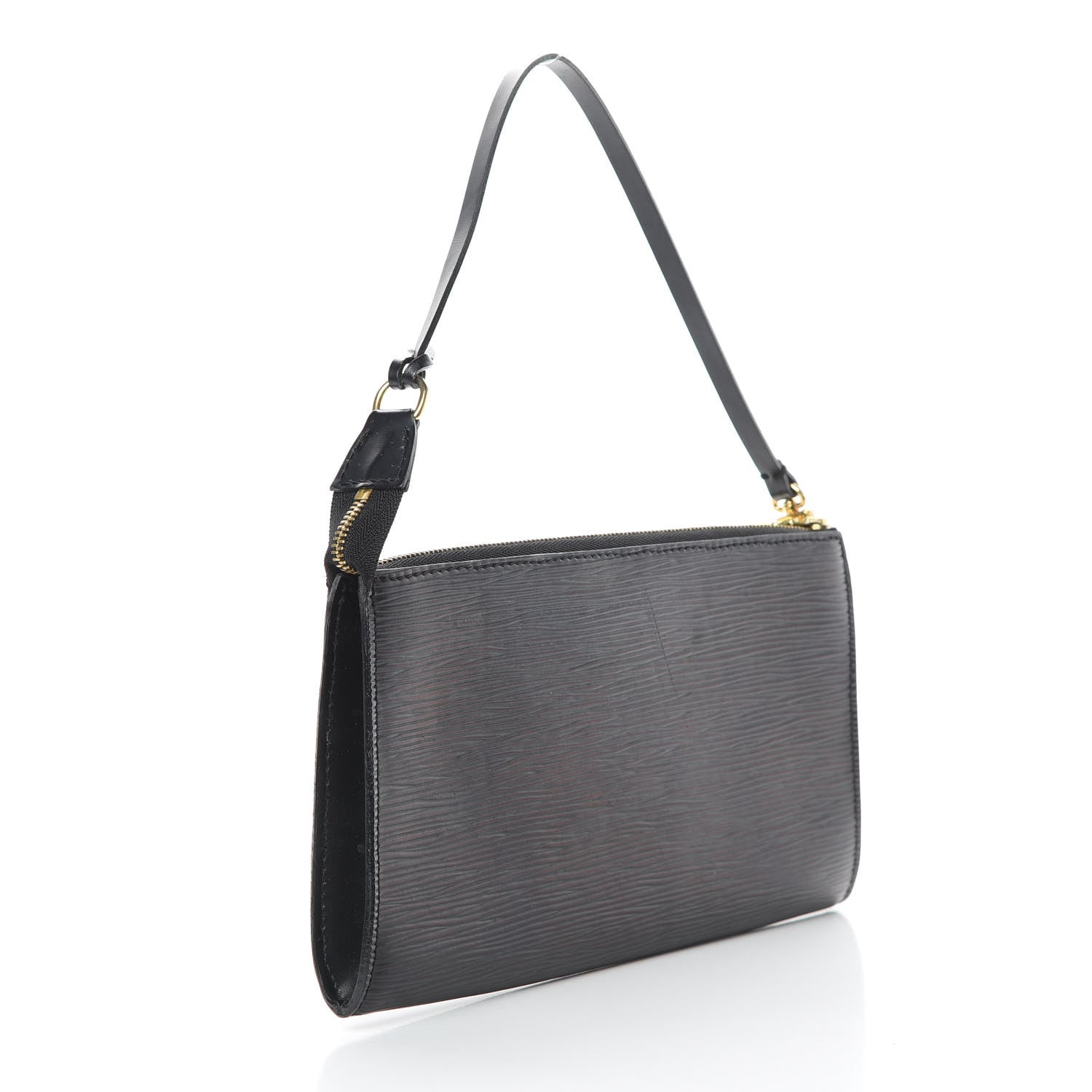 Louis Vuitton Epi Pochette Accessories 24 Black 3 of 13