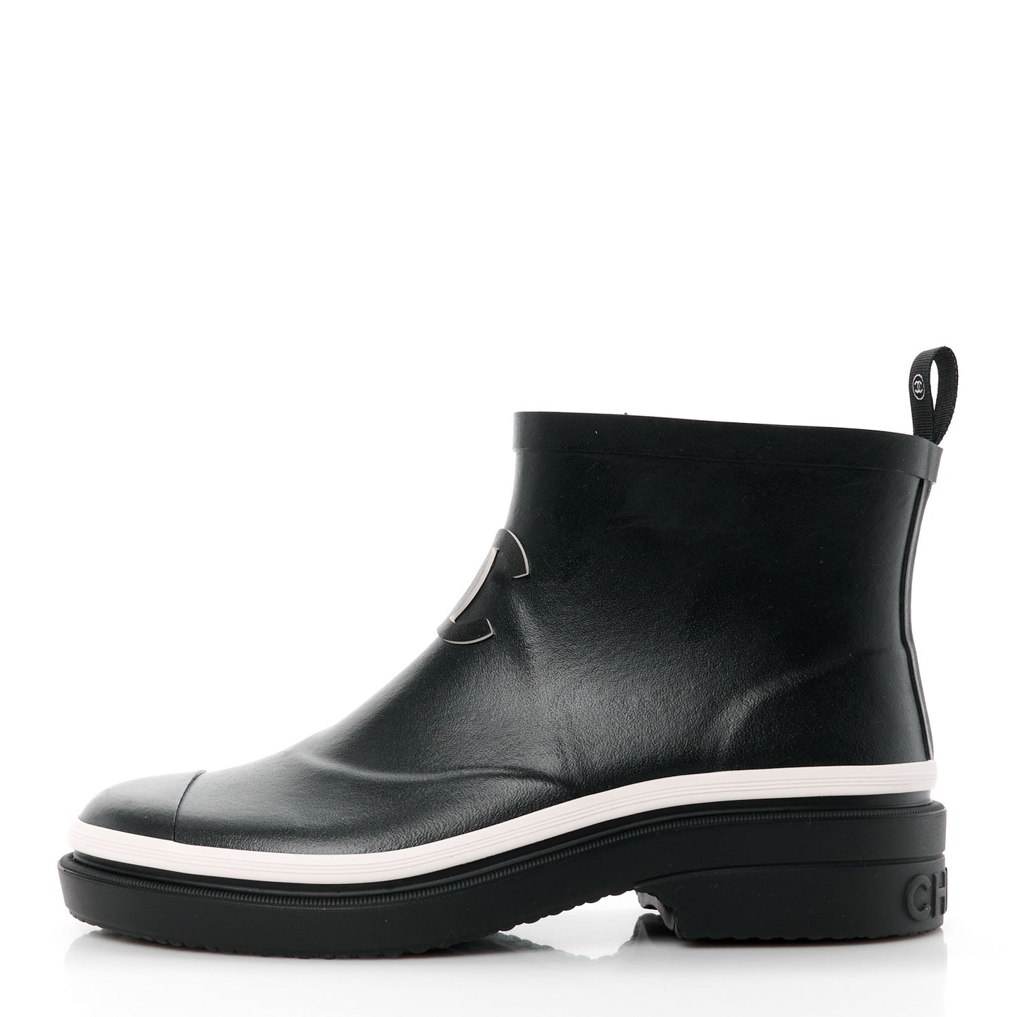 Rubber CC Short Rain Boots 37 Black