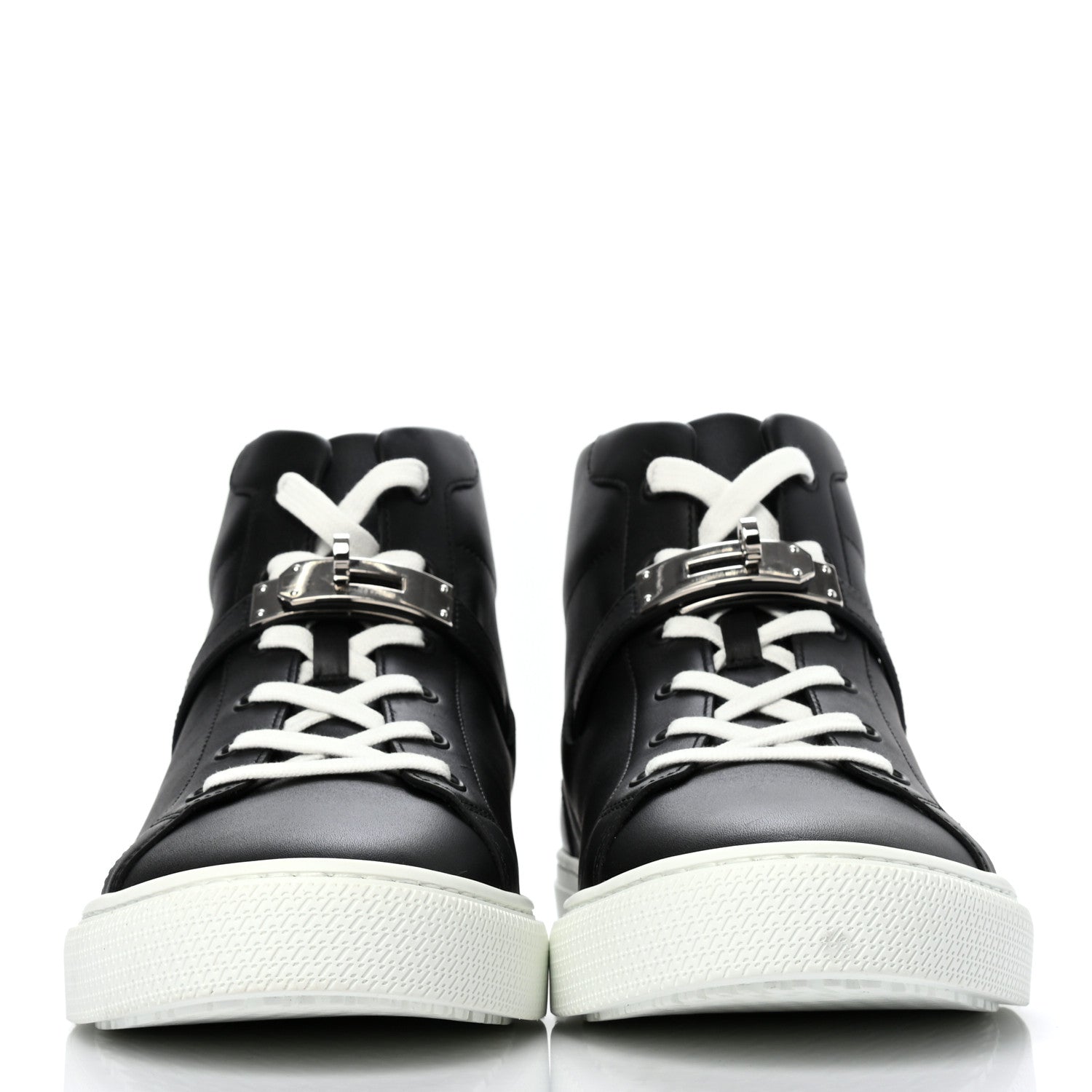 Hermes Calfskin Mens Daydream Sneakers 43.5 Black 2 of 9