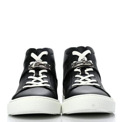 Hermes Calfskin Mens Daydream Sneakers 43.5 Black 2 of 9