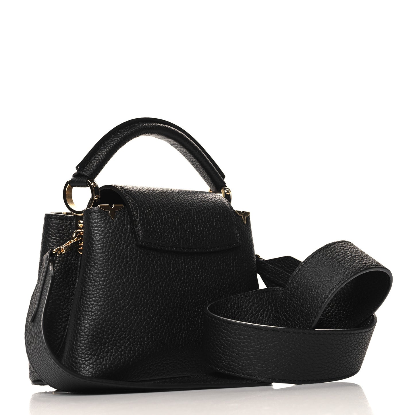 Taurillon Embellished Flower Crown Capucines Mini Black