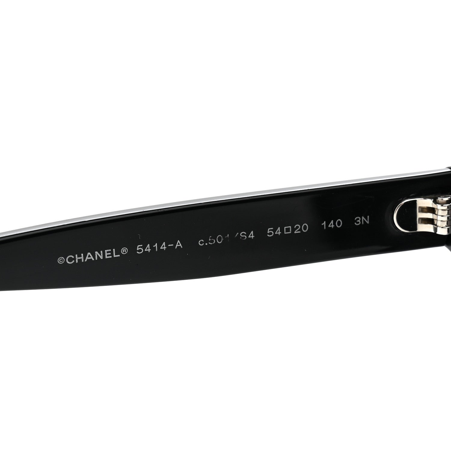 Chanel Acetate CC Butterfly Sunglasses 5414-A Black 5 of 7