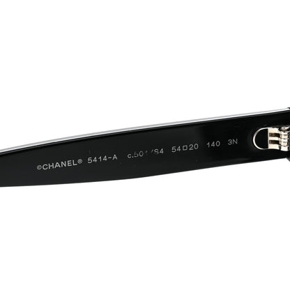 Chanel Acetate CC Butterfly Sunglasses 5414-A Black 5 of 7