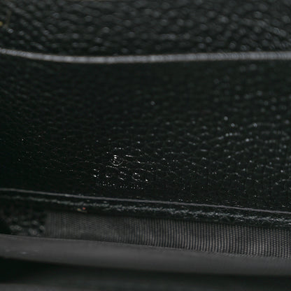 Gucci Grainy Calfskin Zumi Zip Around Wallet Black 6 of 8