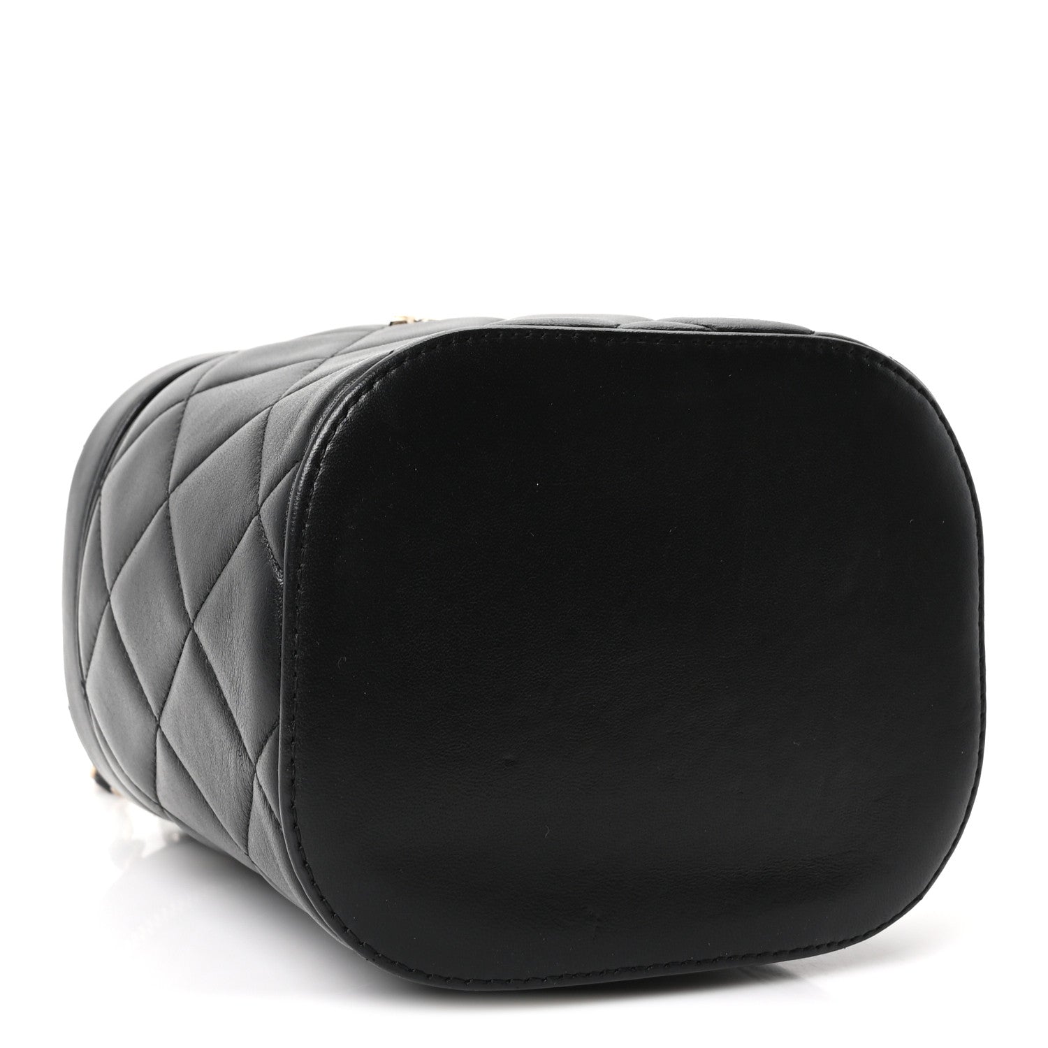 Chanel Lambskin Quilted Trendy Vanity Case Black 4 of 10