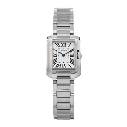 Cartier Stainless Steel 23mm Tank Anglaise Quartz Watch 1 of 5