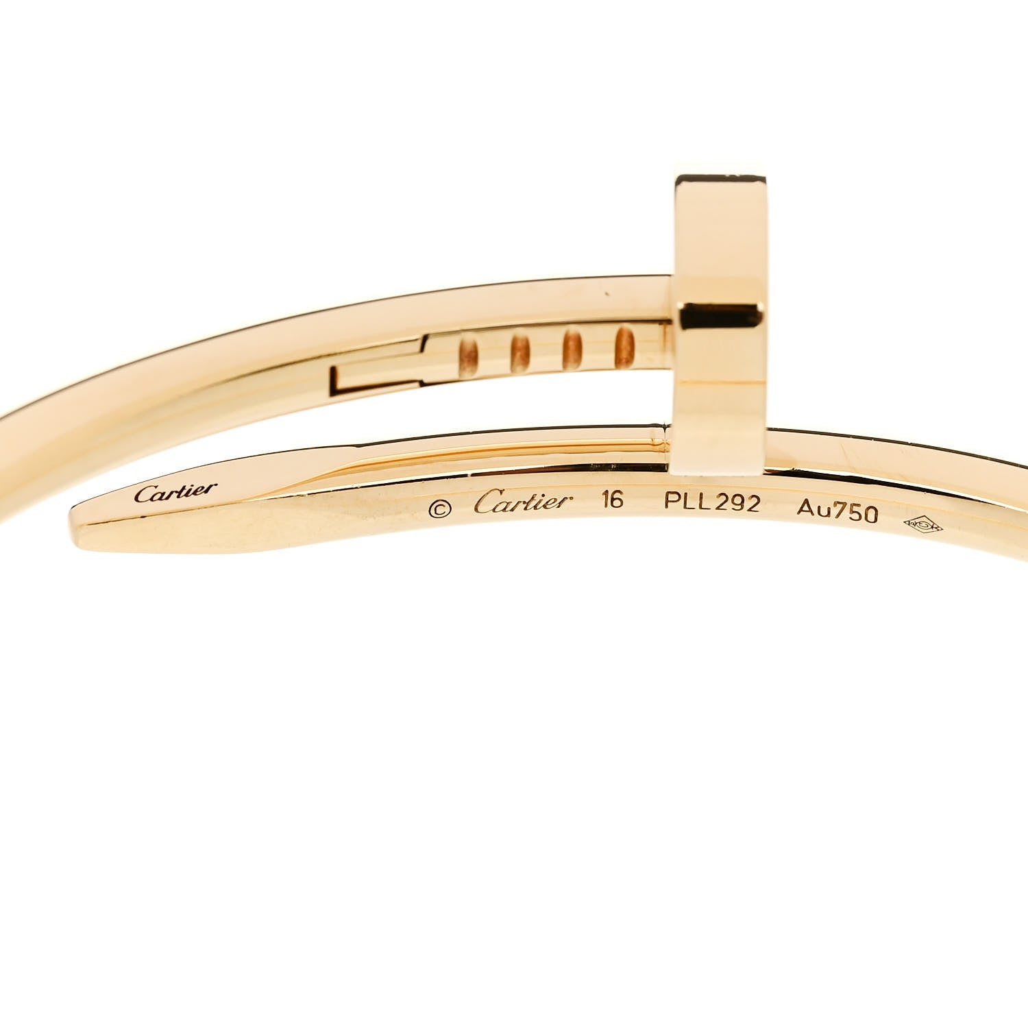 Cartier 18K Yellow Gold Juste Un Clou Bracelet 16 4 of 5
