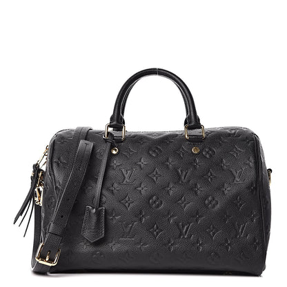 Louis Vuitton Empreinte Speedy Bandouliere 30 Black 1 of 10
