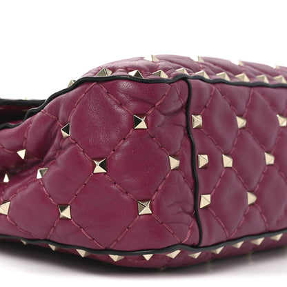 Valentino Garavani Nappa Medium Rockstud Spike Shoulder Bag Camelia 7 of 8