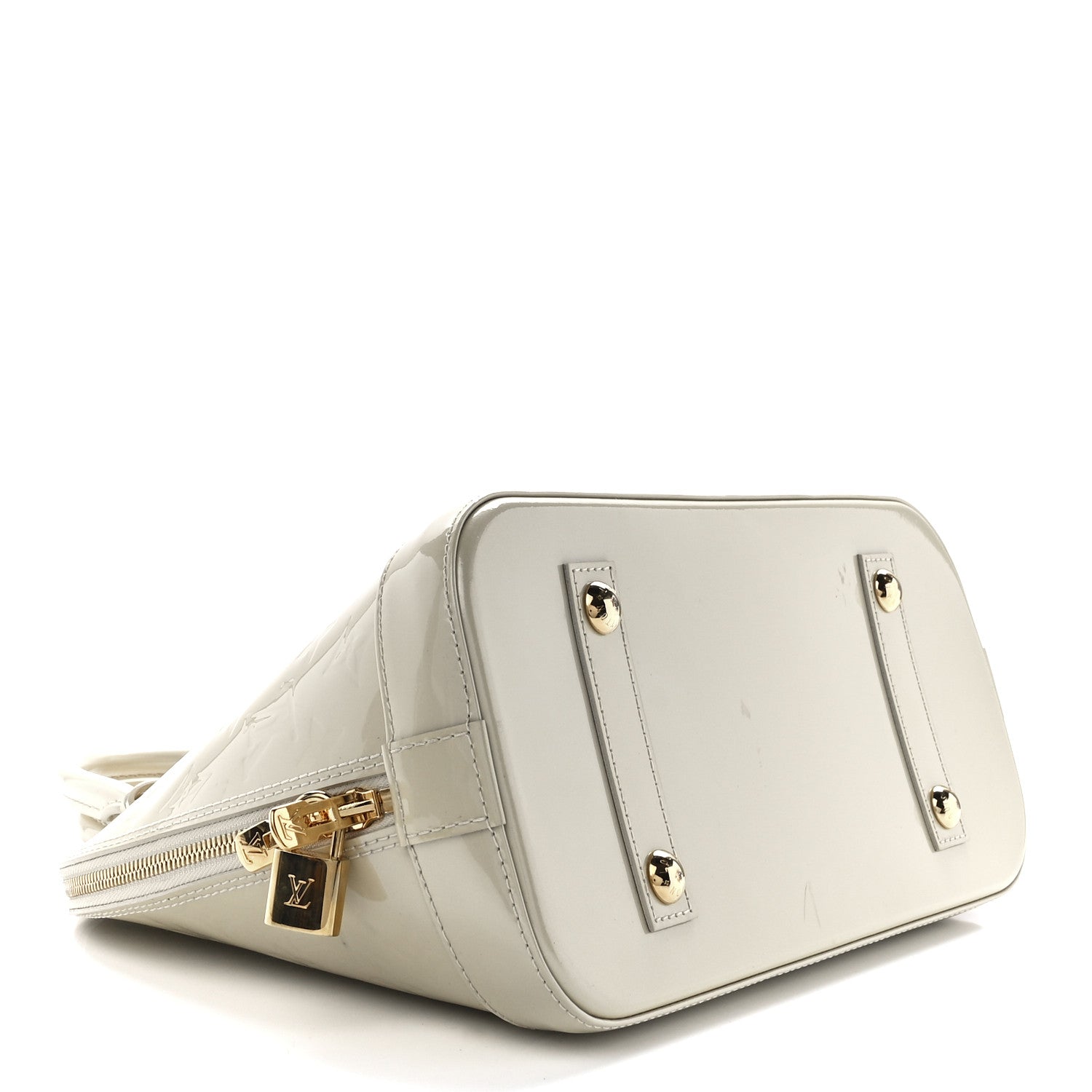Louis Vuitton Vernis Alma PM Blanc Corail 4 of 13