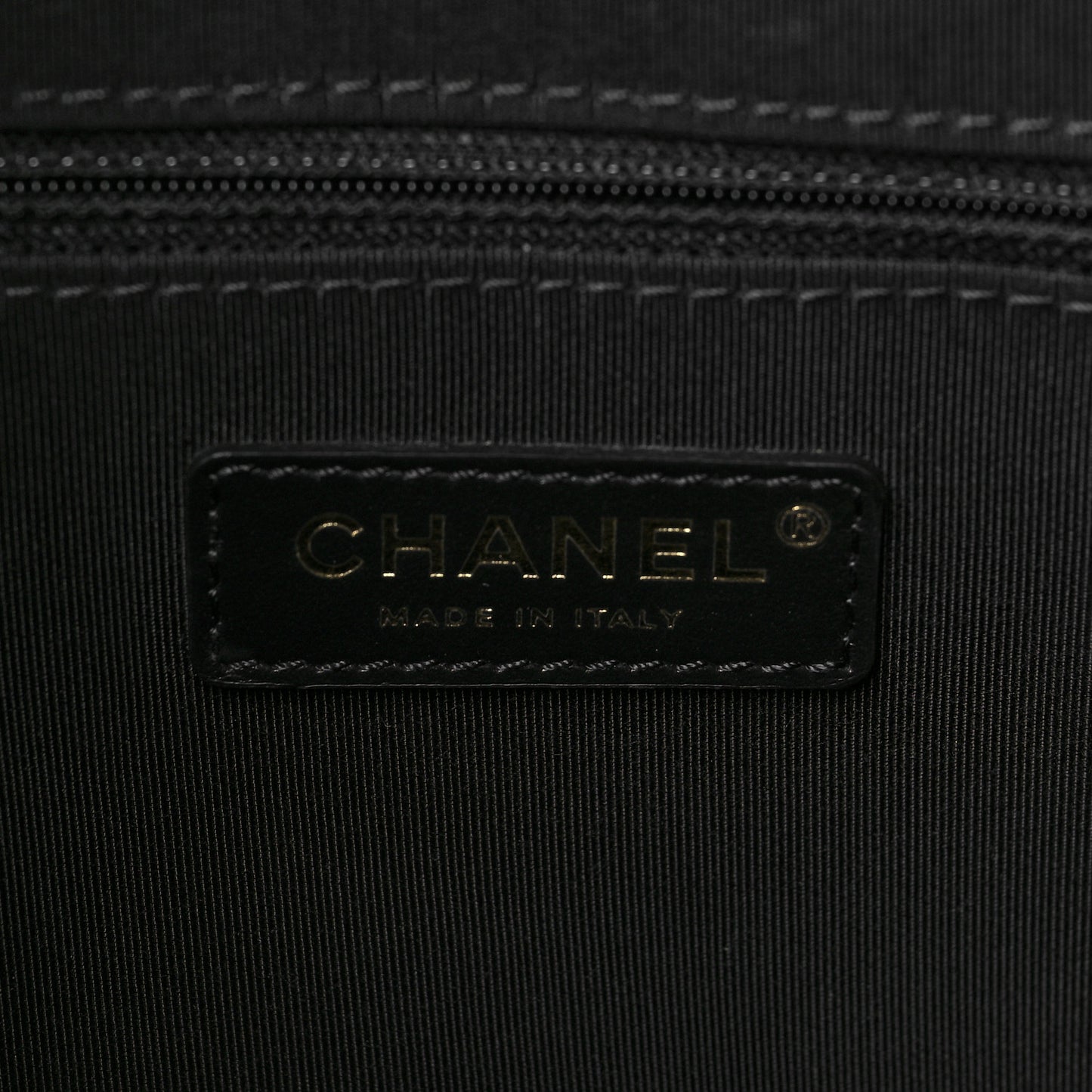 Aged Calfskin Small Charms Deauville Tote Black