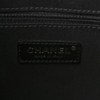 Chanel Aged Calfskin Small Charms Deauville Tote Black 6 of 10