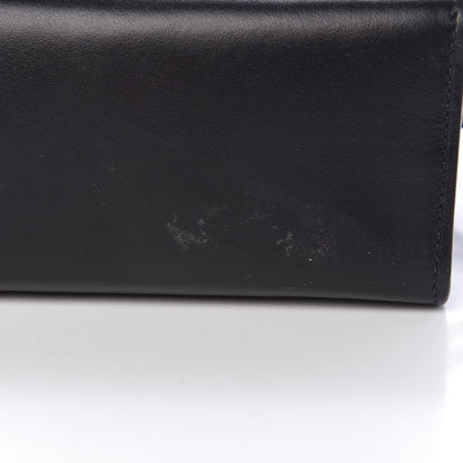 Prada City Calf Saffiano Greche Shoulder Bag Black Rosso 12 of 12