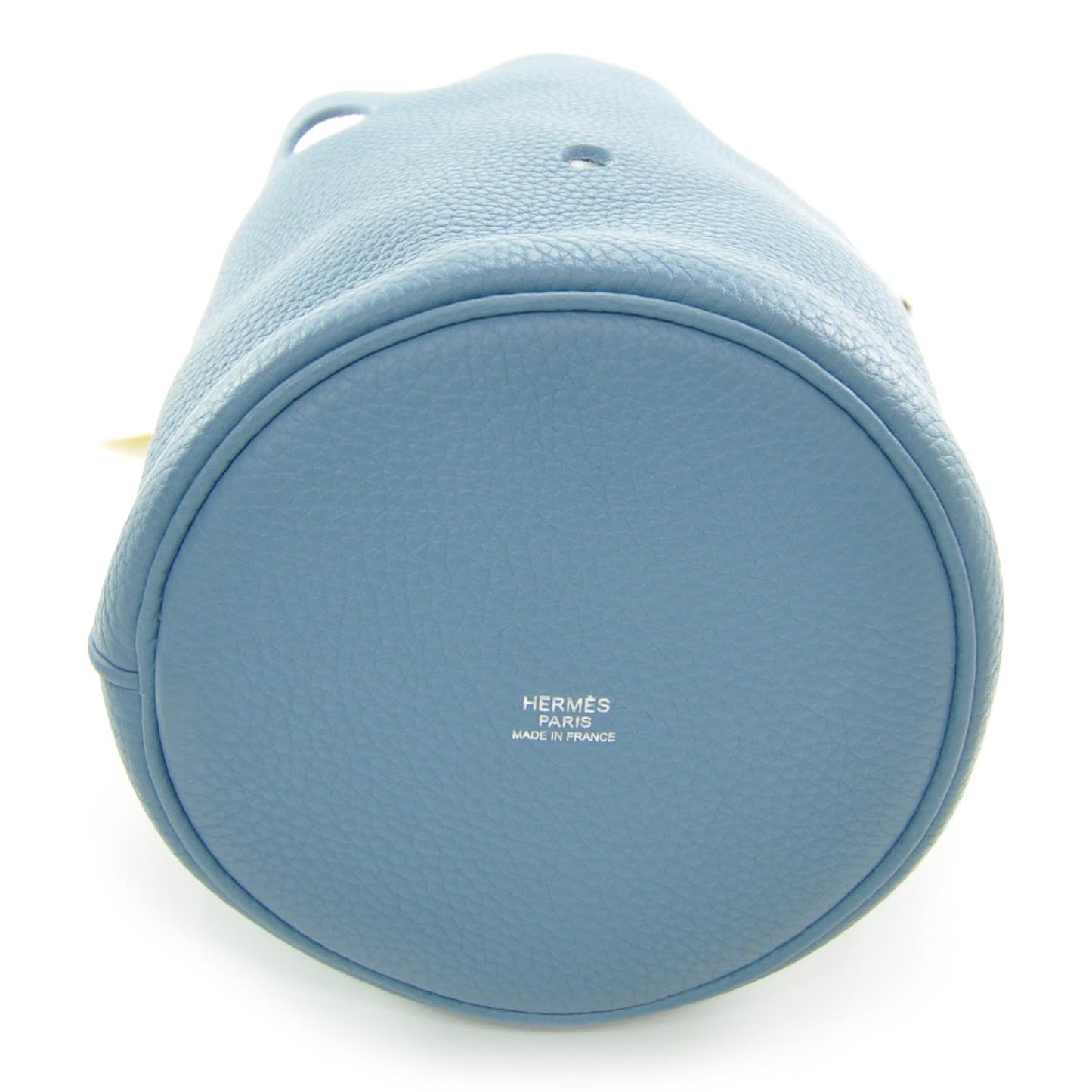 Taurillon Clemence Mangeoire Rope Bag Blue Jean