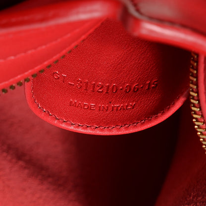 Saint Laurent Calfskin Small Classic Cabas Y Bag Red 7 of 7