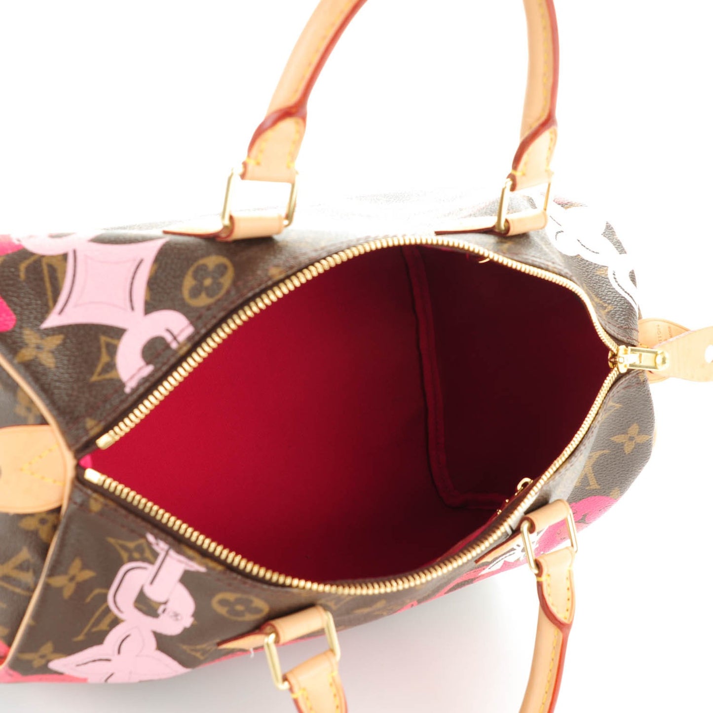 Monogram Bay Speedy 30 Rose Ballerine Poppy
