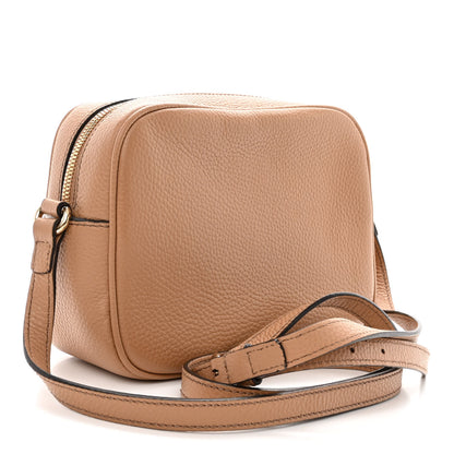 Gucci Pebbled Calfskin Small Soho Disco Bag Camelia 3 of 13