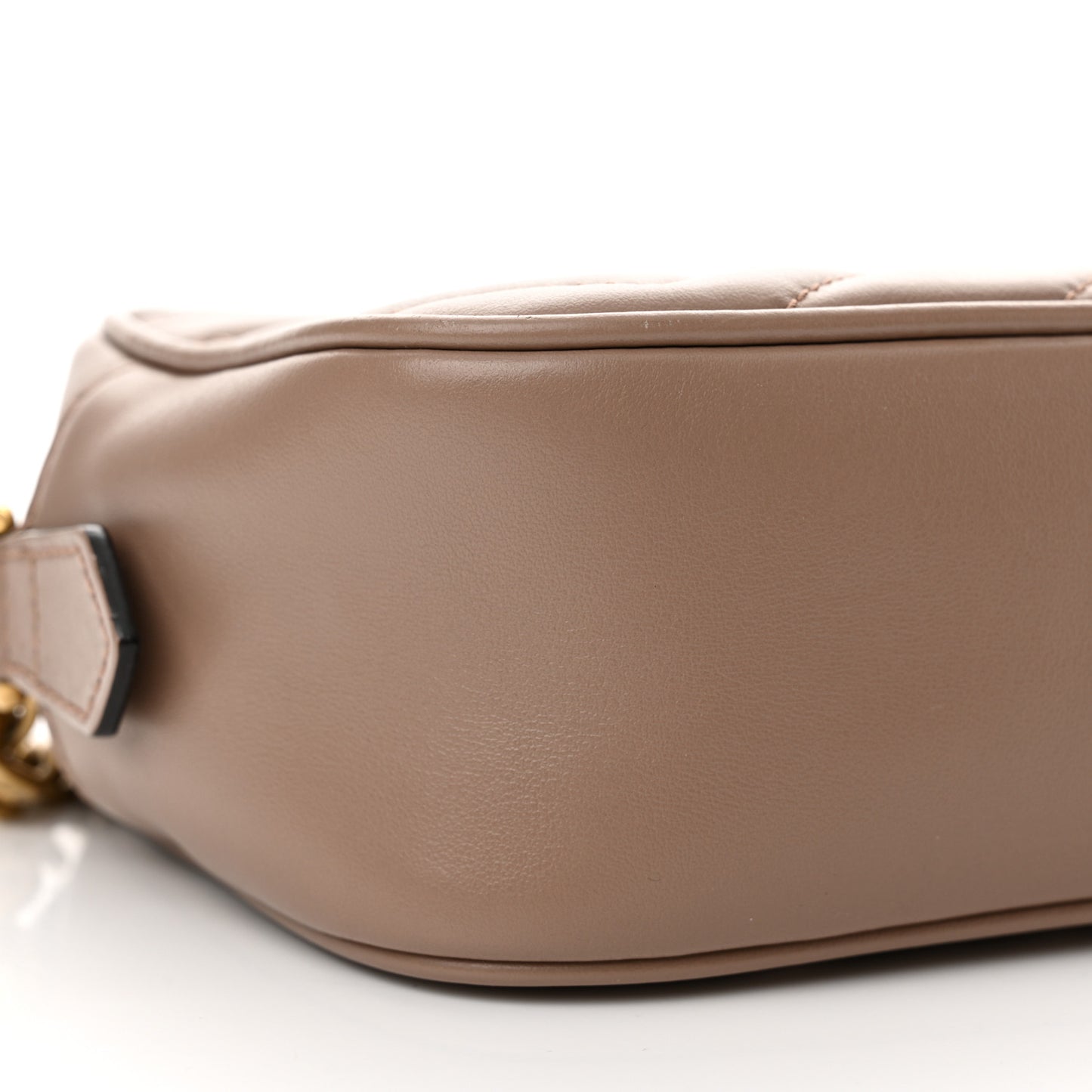 Calfskin Matelasse Mini GG Marmont Chain Shoulder Bag Porcelain Rose