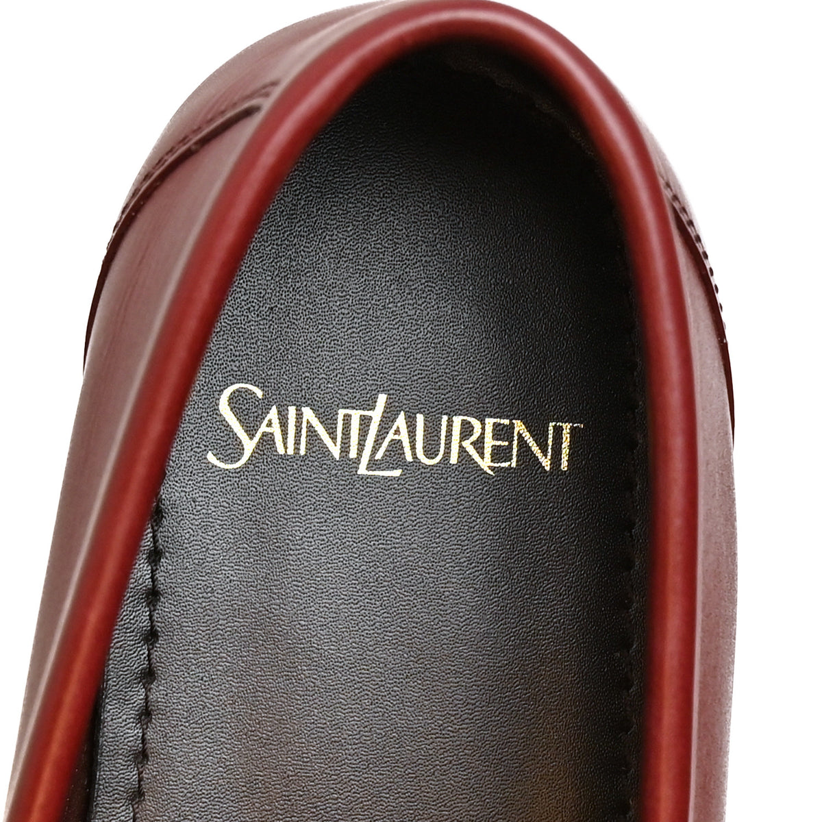 Saint Laurent Vitellino Lux Laurent 05 Mocassins 40 Vendome Red 9 of 11