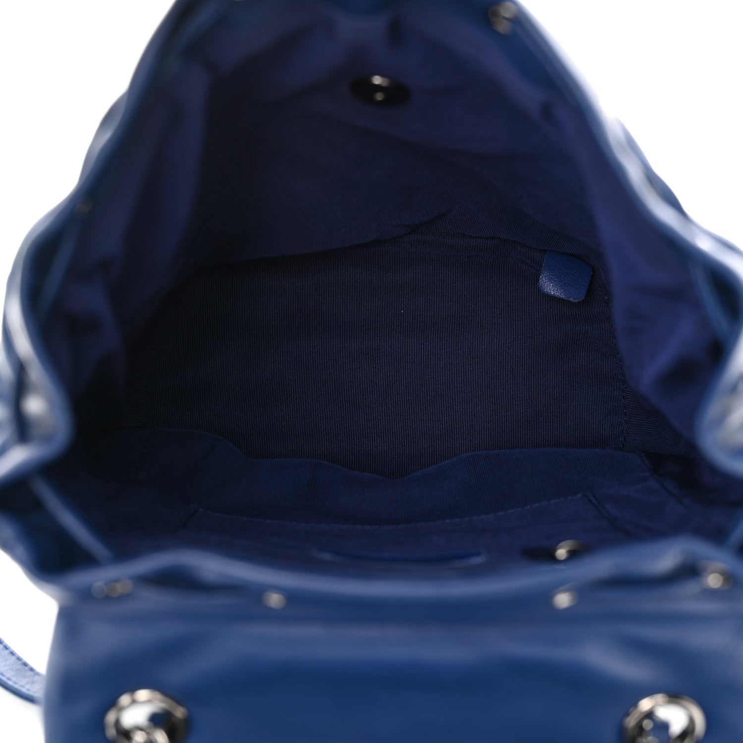 Chanel Lambskin Quilted Small Urban Spirit Backpack Blue 5 of 15