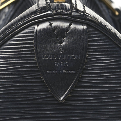 Louis Vuitton Epi Speedy 25 Black 7 of 12