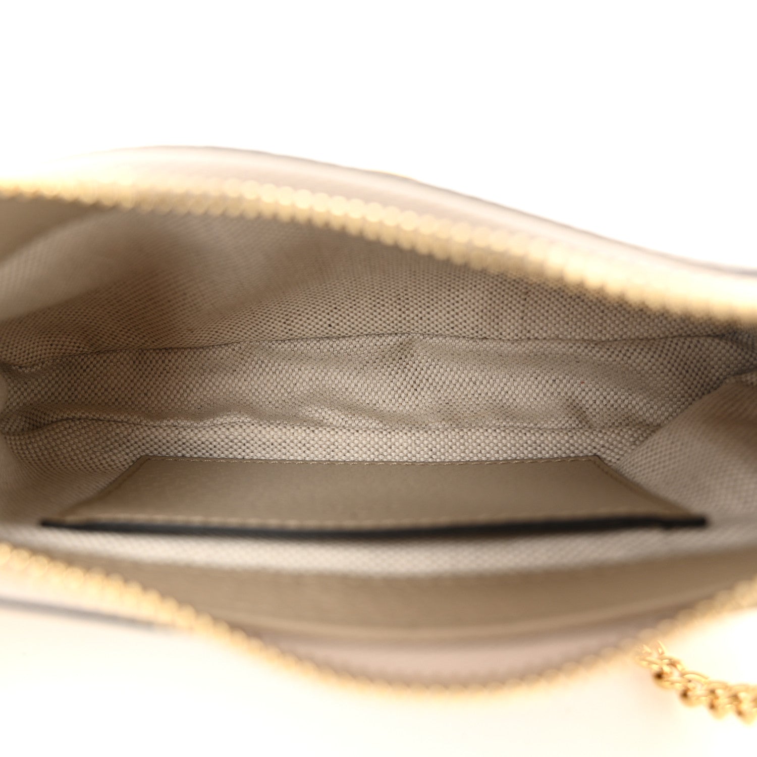 Gucci GG Supreme Monogram Textured Dollar Calfskin Web Mini Ophidia GG Handbag Beige Mystic White Oatmeal 5 of 10