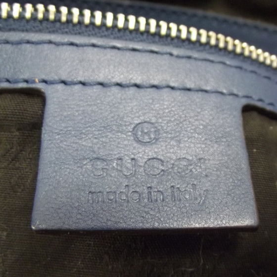 Guccissima Medium Icon Bit Tote Blue