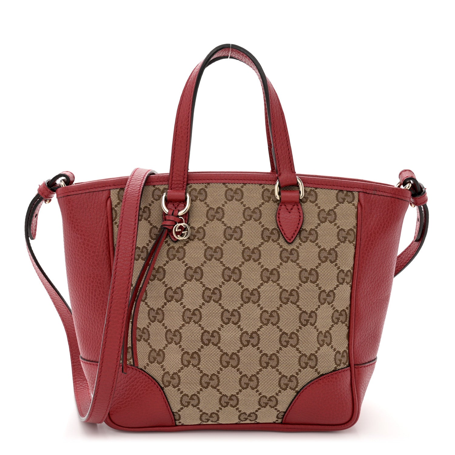 Gucci Monogram Small Bree Tote Red 1 of 13