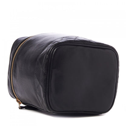 Chanel Lambskin Vanity Cosmetic Case Black 3 of 8