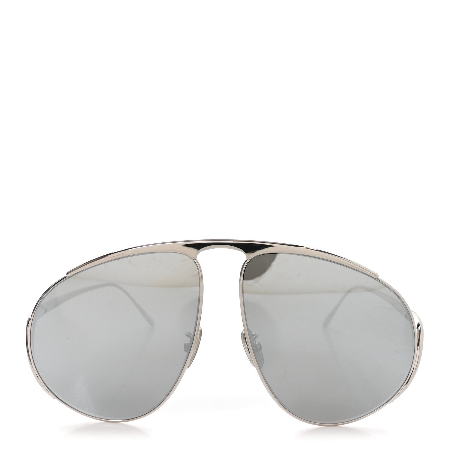 Loewe Metal Hillock Aviator Oversized Sunglasses LW40180U Silver 2 of 7