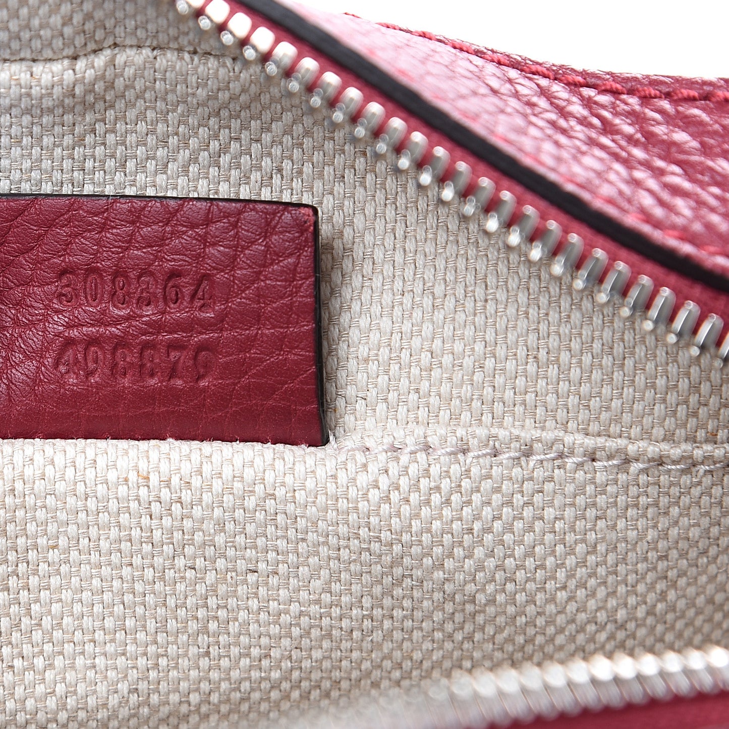 Pebbled Calfskin Studded Small Soho Disco Bag Soft Burgundy