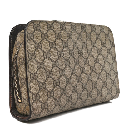 Gucci GG Plus Monogram Large Toiletry Case Brown 3 of 10