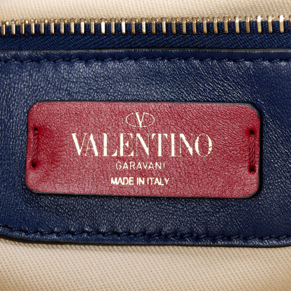 Valentino Garavani Nappa Medium Candystud Top Handle Bag Navy 7 of 11