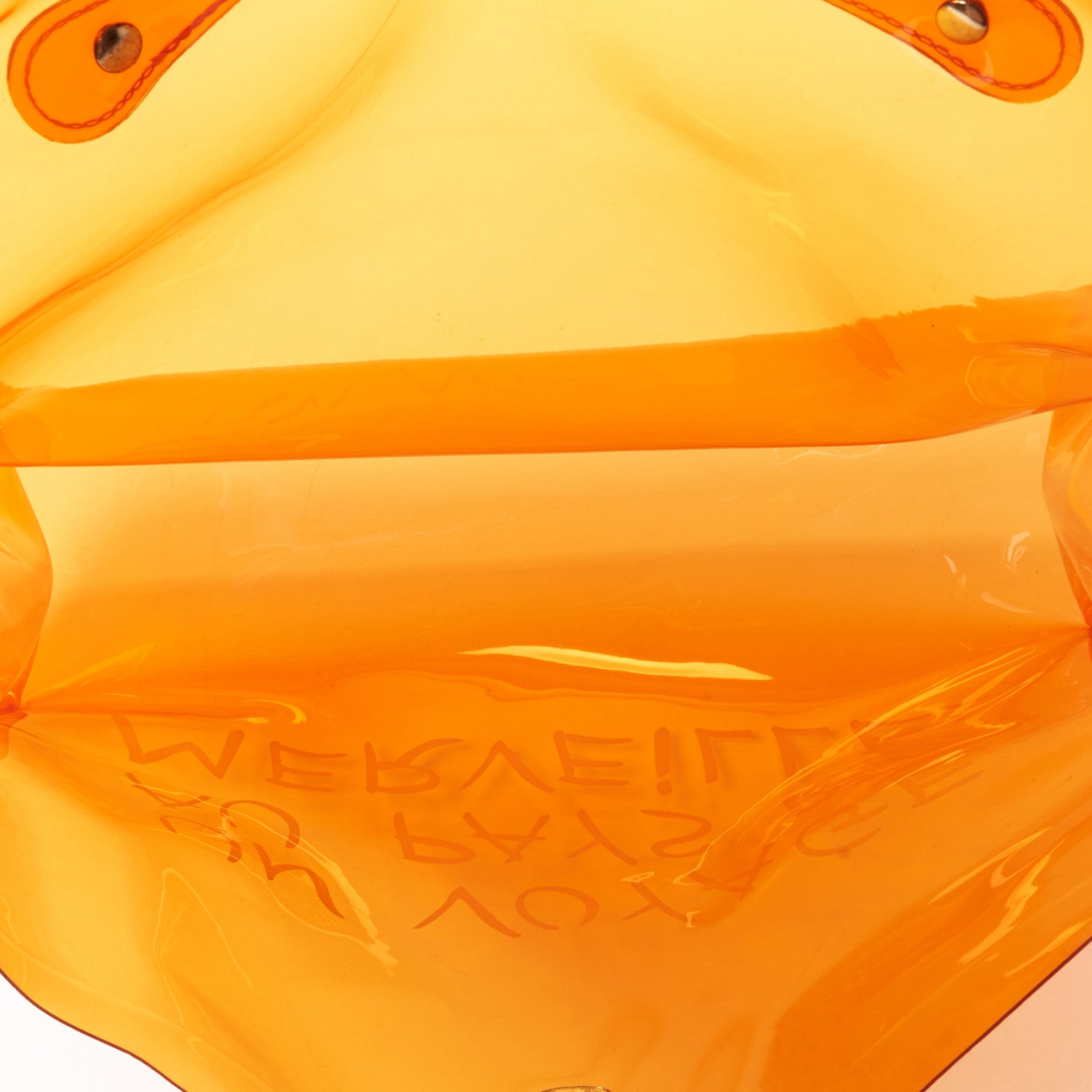 Hermes Vinyl Souvenir De L'Exposition Kelly Orange 7 of 7