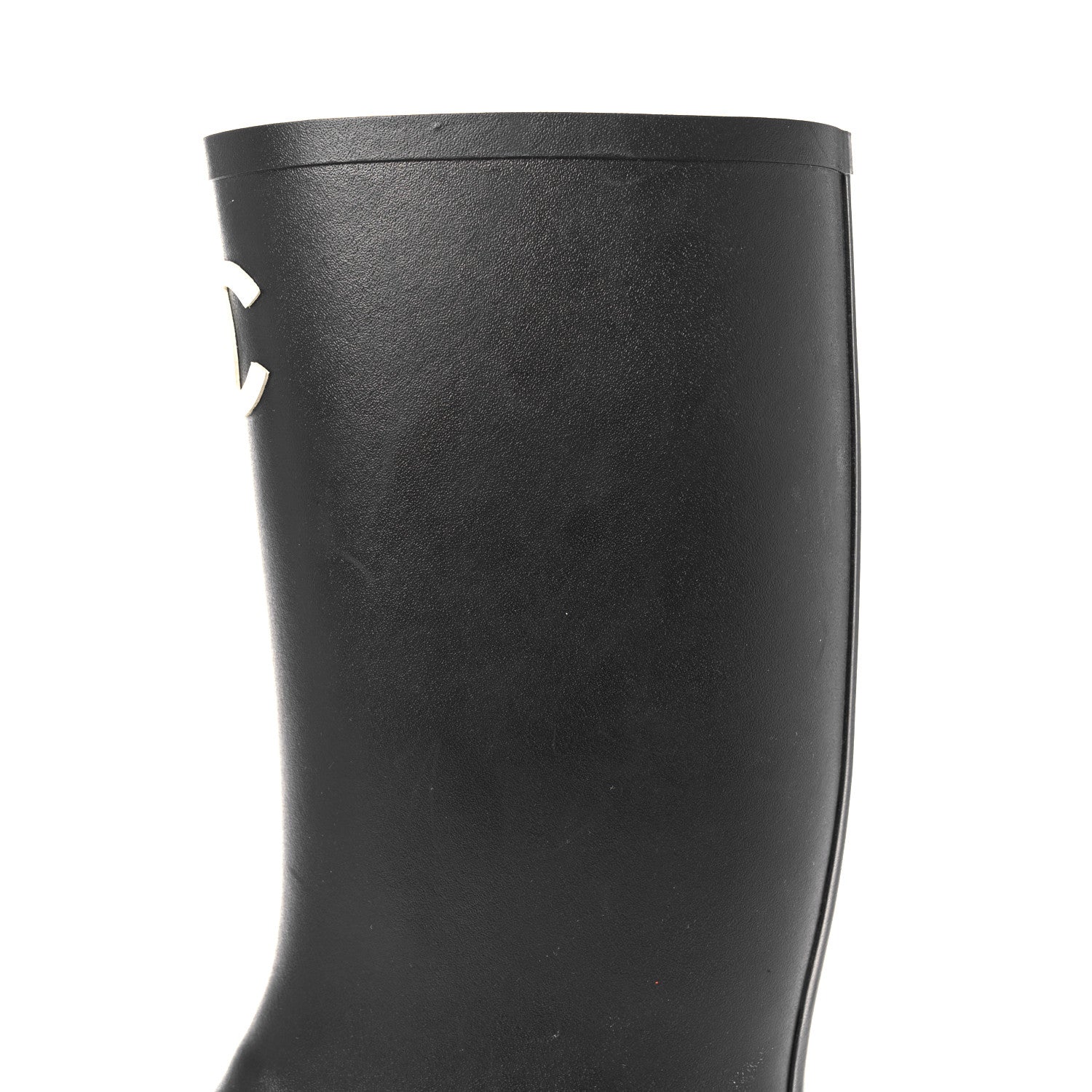 Chanel Caoutchouk CC High Boots 41 Black 9 of 12