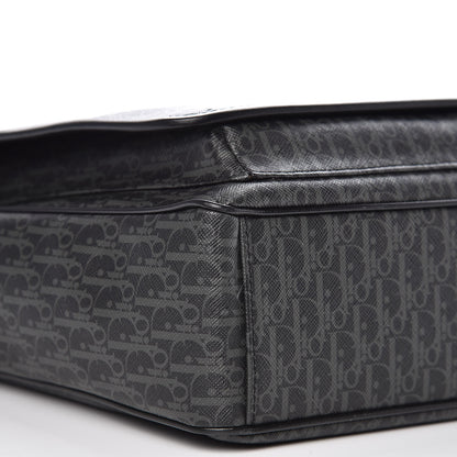 Christian Dior HOMME Monogram Coated Canvas Messenger Grise 8 of 9