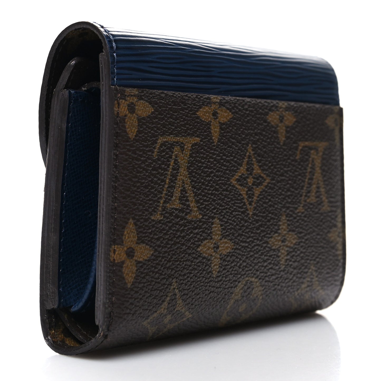 Epi Monogram Marie-Lou Compact Wallet Indigo