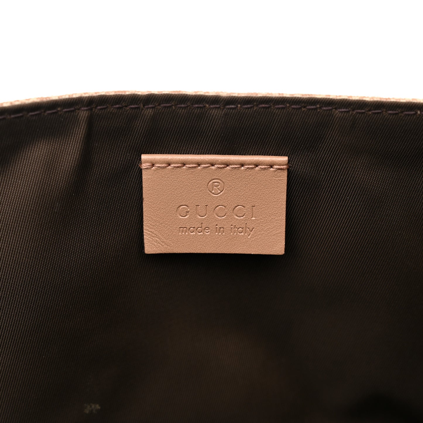 GG Supreme Monogram Messenger Diaper Bag Beige